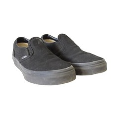 Off Wall Vans Classic Slip On Black Sneakers Shoes Youth Kids Boys Girls Size 1