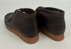 NEW Clarks Wallabee Boot Shoe Sz 11.5W Beeswax Brown Leather 26170834 Little Kid