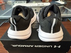 Under Armour Kids UA BPS Assert 10 AC Black/White Running Shoes (3026183-001)