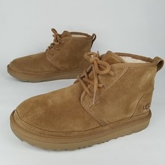 UGG Neumel II Kids Ankle Chukka Boots Size 3 Chestnut Suede 1017320K