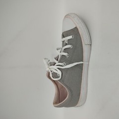 Converse Chuck Taylor All Star Gray Pink Sneakers Shoes, Junior Size 4 EUR 36