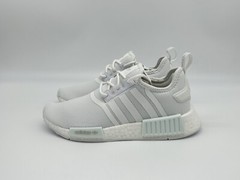 Adidas NMD R1 Primeblue J Size 6.5 Women’s Size 7.5 White Grey Shoes H02334