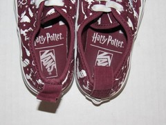 VANS x Harry Potter Burgundy Wizard Accessories Shoes Kids Youth Size 13