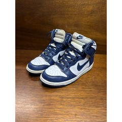 Nike Dunk High Navy Sneaker Shoe Unisex 6.5Y Athletic Retro Basketball Youth