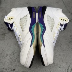 2013 Air Jordan 5 Retro Grape Size 6y Boys 7.5 Womens w/o Box 440888-108
