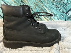 Timberland Big Kid Junior 12907 6 Inch Classic Boots black SIZE 4.5