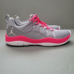 Nike Air Jordan Deca Fly Gray Pink Athletic Running Sneaker Shoes Youth US 6Y
