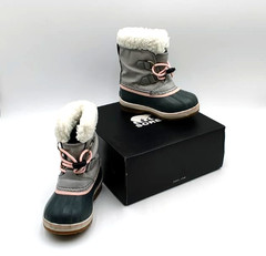 Sorel Children’s Yoot Pac Nylon WP Gray Size 9 Snow Boots