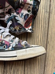Converse All Star Batman Chuck Taylor Kids High Top 80th Anniversary Size 2