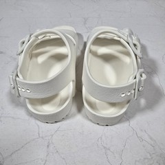 Birkenstock Milano Essentials EVA Sandals Kids Sz 26 White BackStrap Lightweight