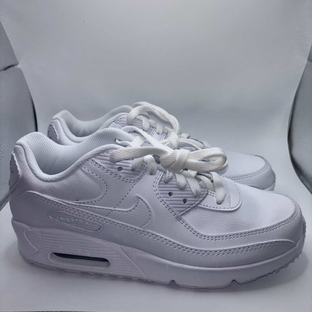 cd6864-100 Nike Air Max 90’ Leather Gs “white” 6y