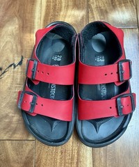 Birkenstock Kids Red Mogami Sandals Sz 28 Outdoors Waterproof