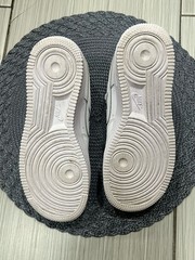 Nike Air Force 1 Low LE (GS) Triple White (FV5951 111) KIDS Size 4Y Pre Owned
