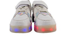 XBH White Light Up Roller Skate Shoes Euro Size 38 US Mens 5.5 Women’s 7 Unisex