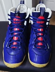 Nike Little Posite Pro In The USA Colorway Gently Used W/Replacement Box Size 5Y
