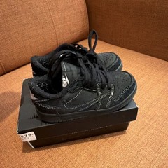 Travis Scott phantom Jordan 1 low toddler Unisex Sneakers 9C