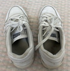 Nike Son Of Force 1 LE Low Triple White Snakes Size GS 7Y 615153-109