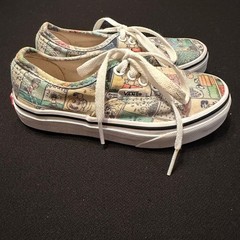 Vans x Peanuts Authentic ‚Comics‘ Snoopy 2017 Sneakers Little Kids sz 11.5