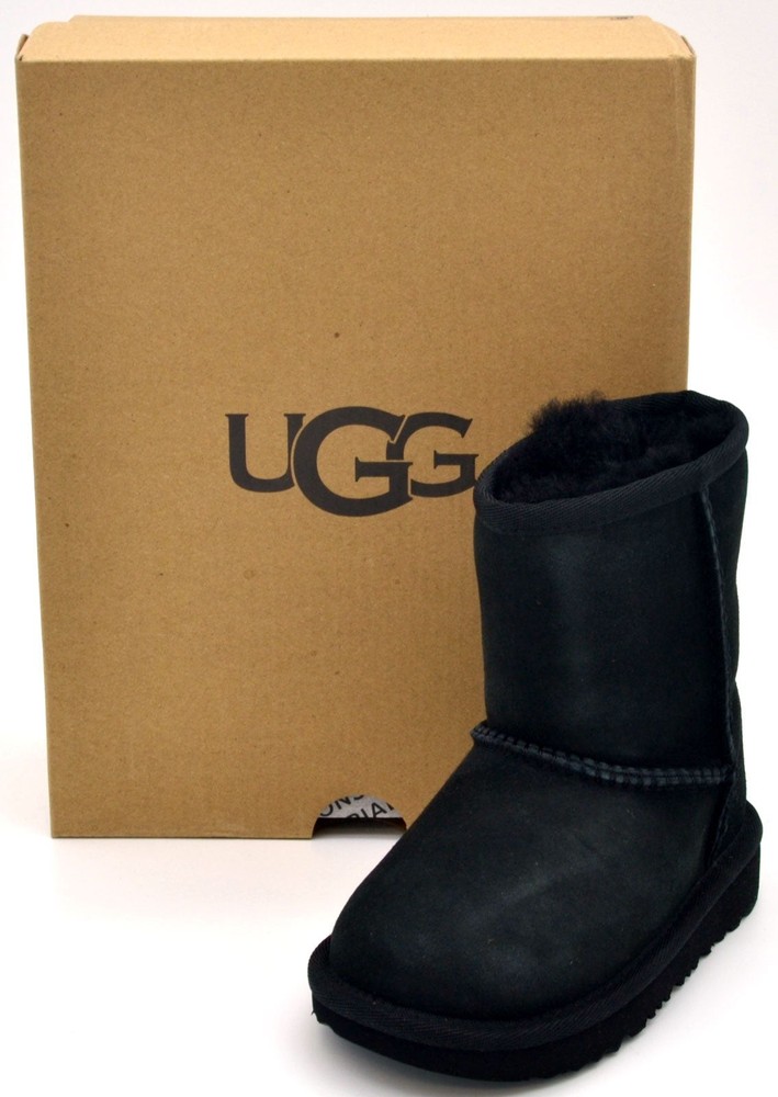 UGG Toddlers Classic Ii Boots | Black | 1017703T-BLK | Authentic New