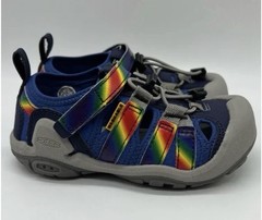 Keen KIDS‘ KNOTCH CREEK SANDAL IN BRIGHT COBALT/RAINBOW TIE DYE Sz 6