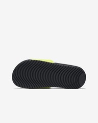 Nike Kawa Slides Kids’ Yellow-Green and Black (Size 5Y) New with Box