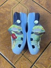 Crocs Classic Clog Bluey & Bingo Blue Unisex Kids Slip-On Lightweight C11