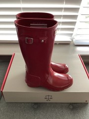 NWT Hunter Kids‘ Original Gloss Waterproof Rain Boot (Little Kid ) 3 M