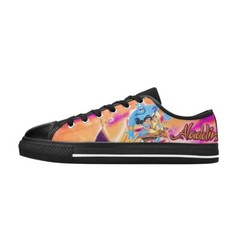 Jasmine aladdin Custom High Top Canvas Sneaker Shoes For Kids