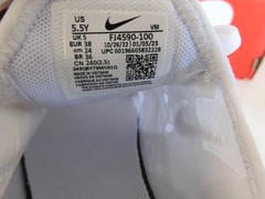 Nike Air Max 270 Gs White-University Gold Sz 5.5Y [FJ4590-100]