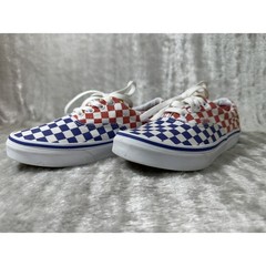 Vans Era Multi Color Checkerboard Red Blue Yellow Sneakers Kids Juniors 4.0