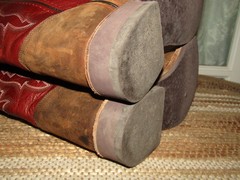 Cody James BSC1889 Burgundy Leather Pull On Square Toe Western Boots Youth 5 D