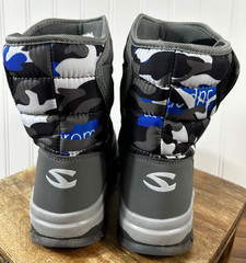 HOBiBEAR -Kids Snow Boots Winter Waterproof Cold Weather Shoes-SIZE 1/1.5 – EU32