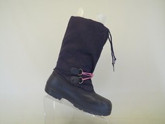 Sorel Purple Rubber Waterproof Insulated Laces Snow Boots Youth Size 5 D