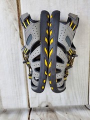 KHOMBO KYLE BOYS 12 WATER SANDAL SHOES GRAY BLACK YELLOW OUTDOORS