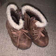 Garanimals Brown suede Toddler boots size 3 Toddler high tip boots Zip Knit Top