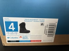 Columbia Bugaboot Celsius Waterproof Winter Snow Boots Black Youth 4