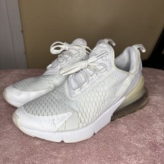 Nike Air Max 270 GS White 943345-103 Youth Size 7 Women’s Size 8.5