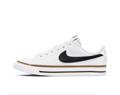Nike Court Legacy GS Sneakers White Black Lifestyle Shoes Size 5.5Y DA5380-102