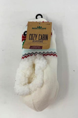 NORTHEAST OUTFITTERS ‚ COZY CABIN SLIPPERS ‚ YOUTH 10K-4 ‚ WHITE CHRISTMAS ‚