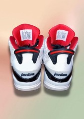 Jordan Dub Zero Athletic Sneakers Unisex Kids White/Black/Red 5.5Y DV1360-160