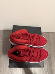 Jordan 11 Retro GS Win Like 96 Gym Red White Sneakers Size 1.5Y Youth 378038-623