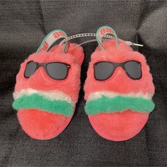 NWOT UGG Fluff Yeah Watermelon Stuffie Shoes – Toddler Size 7