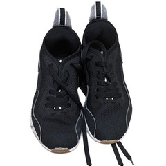 Reebok Zig Dynamica Kids Sneakers Black White Gum Sole Athletic Shoes