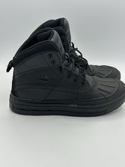 Nike ACG Boots High Woodside Unisex Shoes Size 6Y Black 524872-004