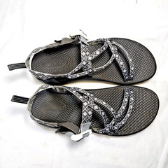 CHACO Kids ZX/1 Classic Diamond Gray Sport Sandals Youth Size 6
