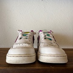 Nike Air Force 1 LV8 GS Just Do It Sneakers Vivid Purple Kids Youth Size 2Y