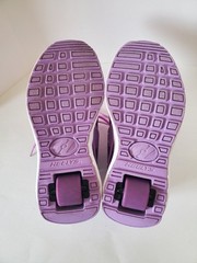 Heely Force Skate Size Yth 2 Shoe Tennis Metallic Purple – Excellent Condition