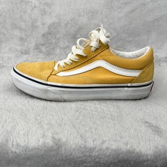 Vans Old Skool Suede Canvas Sneakers Size 4.5 Yellow Kids Skate Classic Shoes