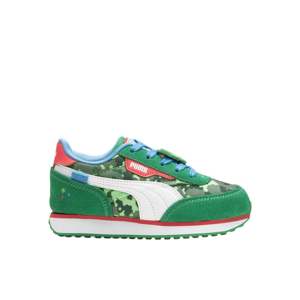 PUMA X Cocomelon Future Rider Lace Up Toddler Boys Green Sneakers Casual Shoes