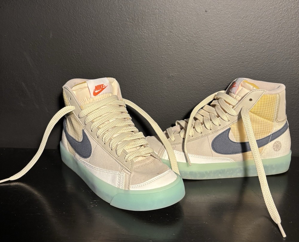 Nike Blazer Mid ’77 Phantom Next Nature Move To Zero DQ2699-200 Size 6 Youth